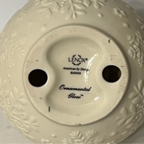 Lenox Ornamental Glow Snowflake Candle Holder Tea Light Votive Winter Holiday - Picture 7 of 10